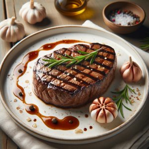 vegetarian steak grilled