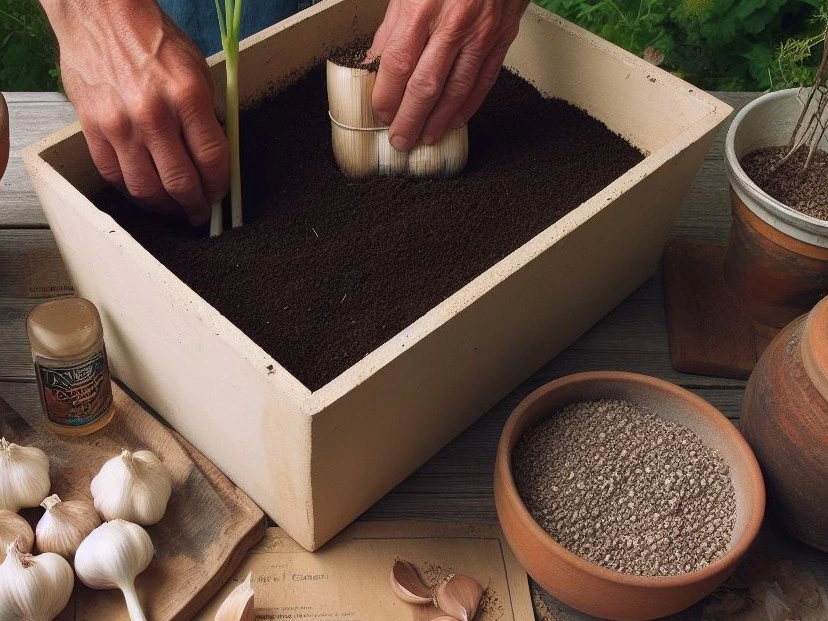 Planting av hvitl&Atilde;&cedil;k